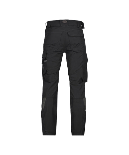 Dassy Impax 4Way SuperFlex Stretch Werkbroek Met Kniezakken Cordura Slimfit zwart