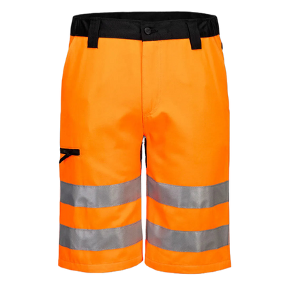 CD899 - WX2 Eco Hi-Vis Korte Broek Oranje/zwart