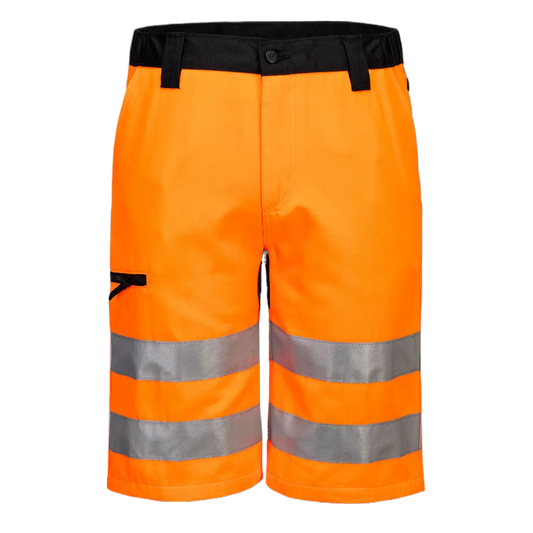 CD899 - WX2 Eco Hi-Vis Korte Broek Oranje/zwart