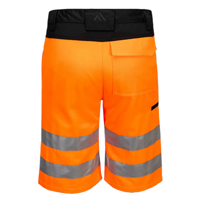 CD899 - WX2 Eco Hi-Vis Korte Broek Oranje/zwart