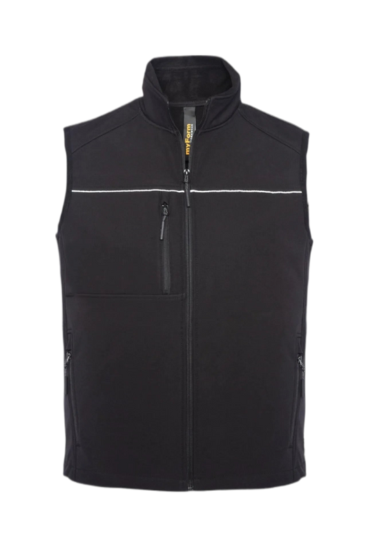 Bodywarmer Softshell myform YKK