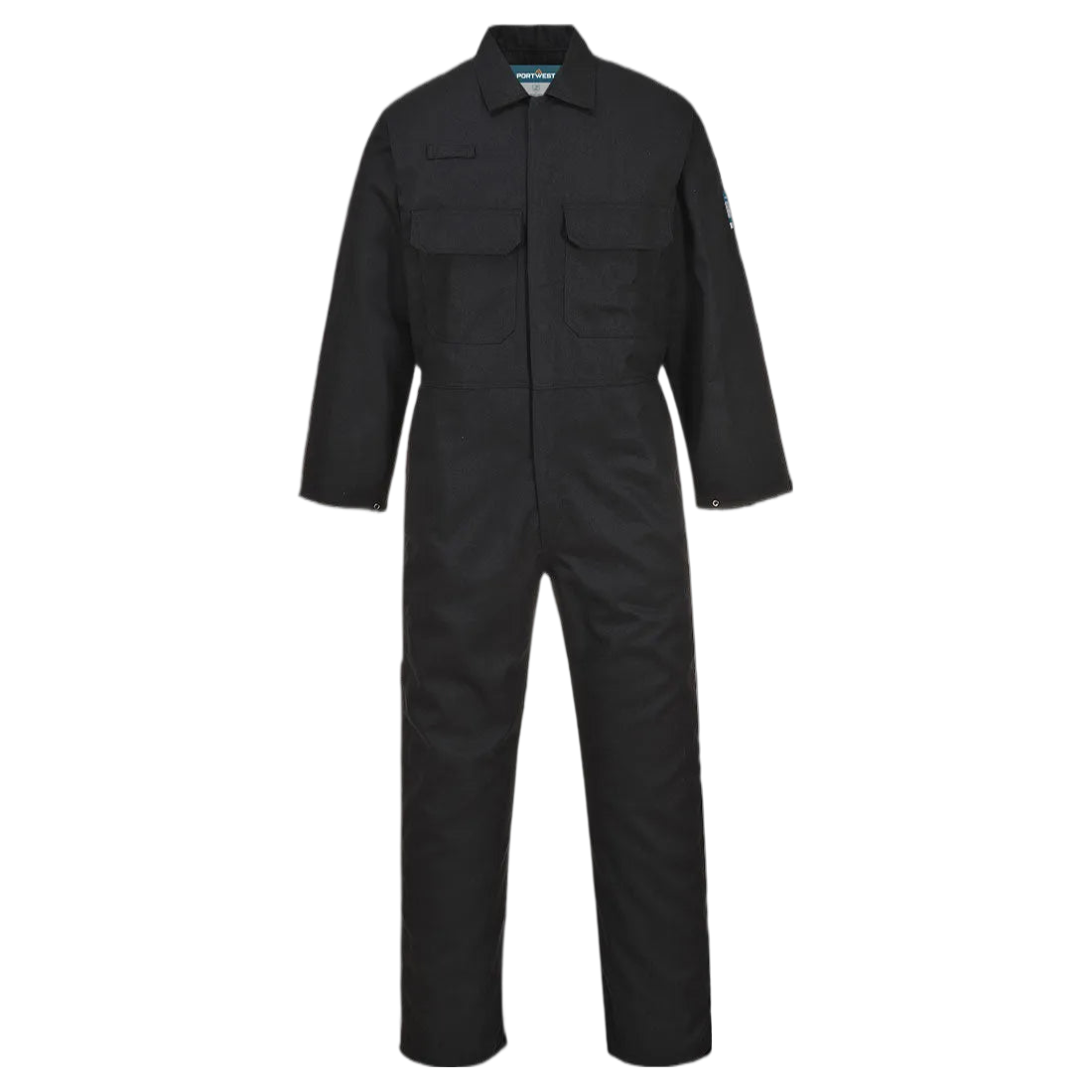 Portwest Bizweld Vlamvertragende Overall Zwart BIZ1 🔥