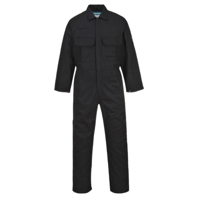 Portwest Bizweld Vlamvertragende Overall Zwart BIZ1 🔥
