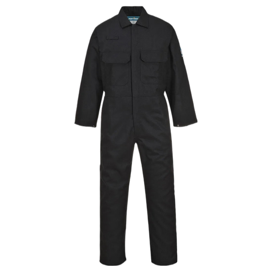 Portwest Bizweld Vlamvertragende Overall Zwart BIZ1 🔥