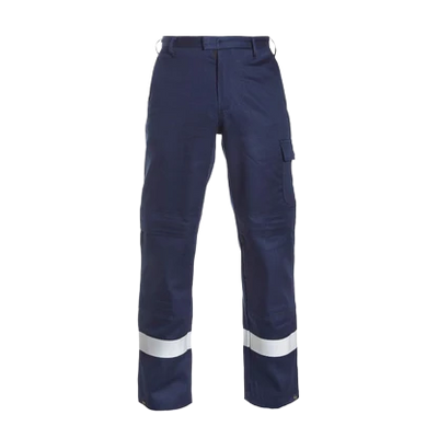 Hydrowear Meddo vlamvertragend werkbroek met kniezakken Marine 🔥