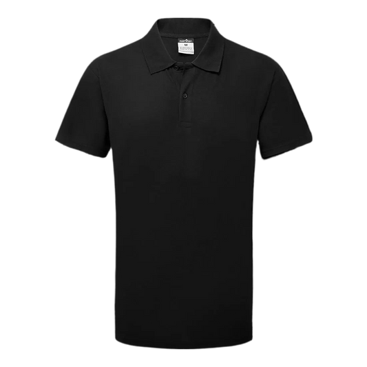 ES1 Essential Polo-Shirt K/M Zwart ES210