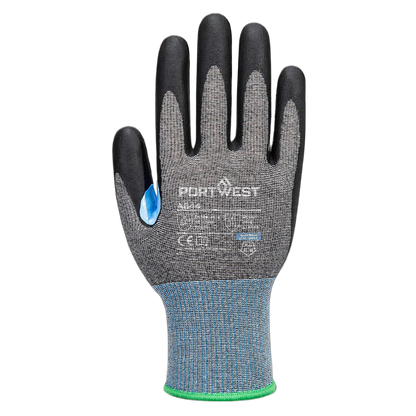 Portwest A644 - CS D15 Nitril Snijbestendige Handschoen Grijs/zwart