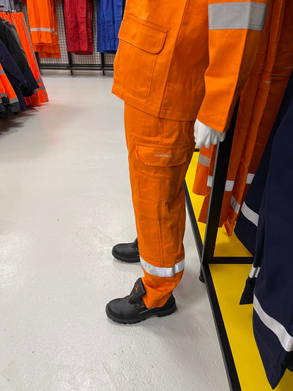 Hydrowear Meddo vlamvertragend werkbroek met kniezakken 🔥