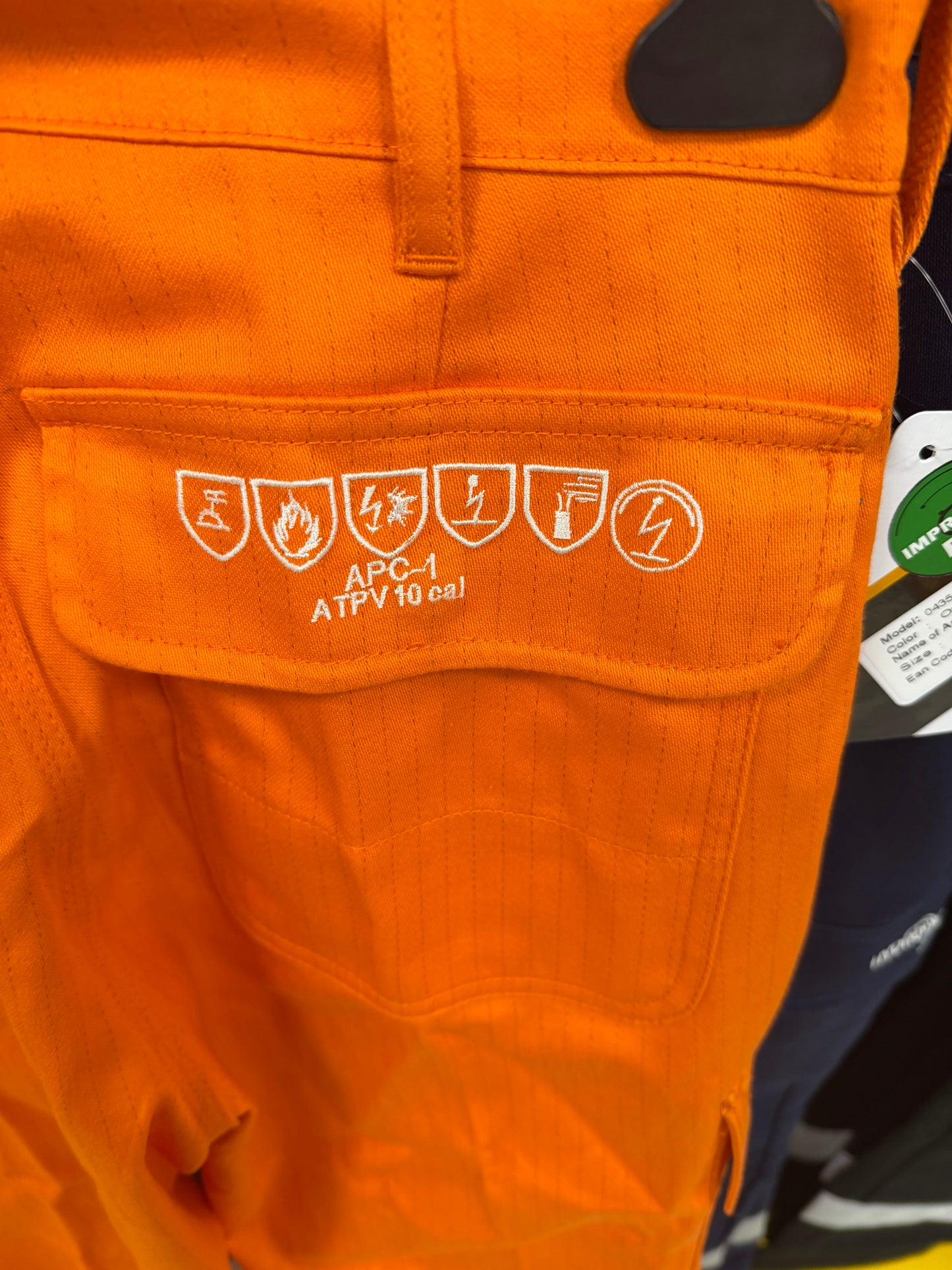Hydrowear Meddo vlamvertragend werkbroek met kniezakken Oranje 🔥