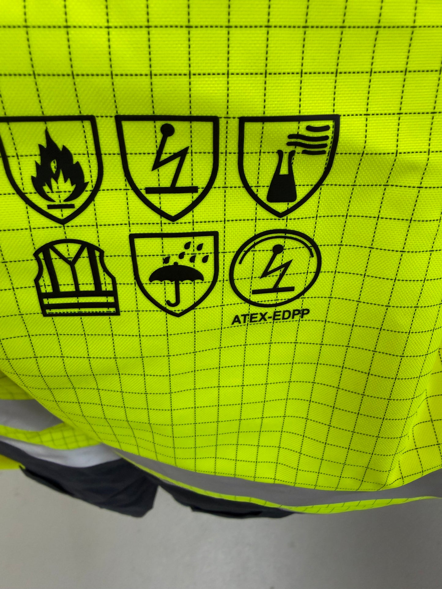 Hydrowear Multinorm Parka Werkjas Miramas Fluor Geel-Marine 🔥