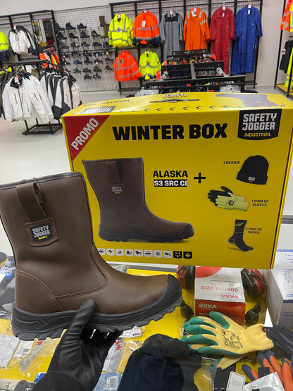 Safety jogger alaska S3 gevoerde werklaars winterbox