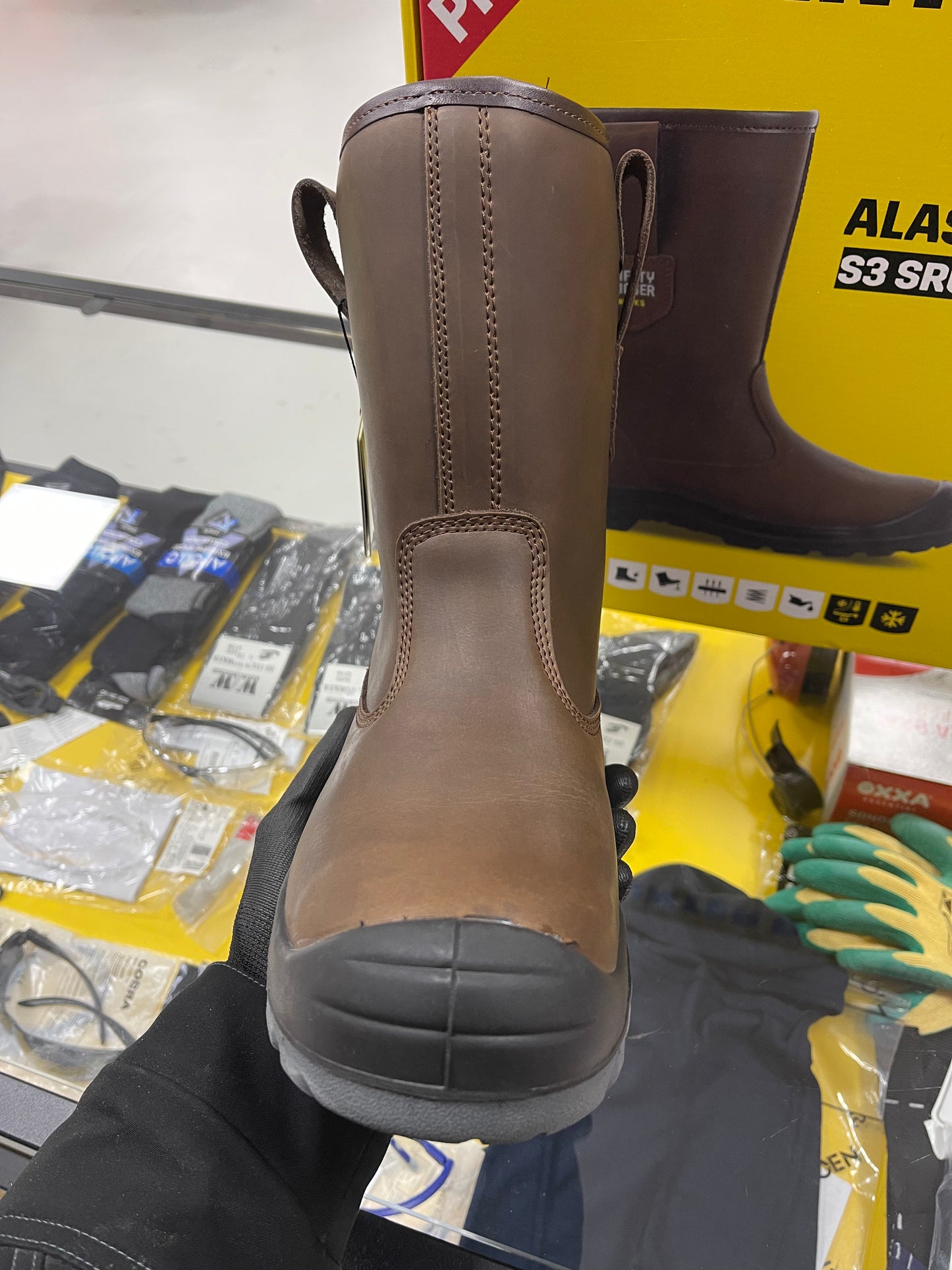 Safety jogger alaska S3 gevoerde werklaars winterbox