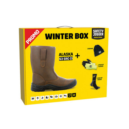 Safety jogger alaska S3 gevoerde werklaars winterbox