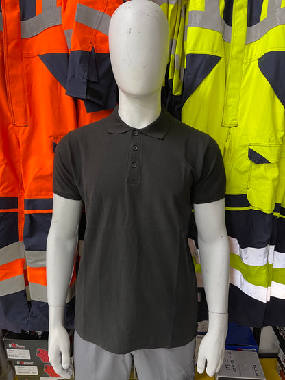 Upower Polo Shirt Tonga Black Carbon