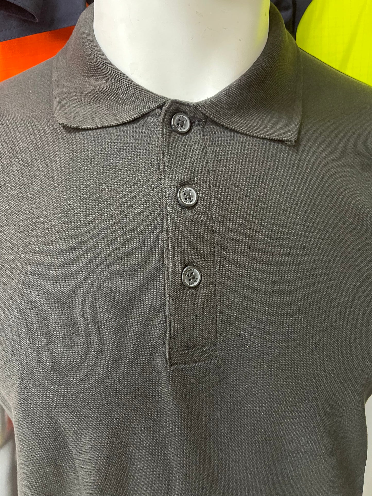 Upower Polo Shirt Tonga Black Carbon