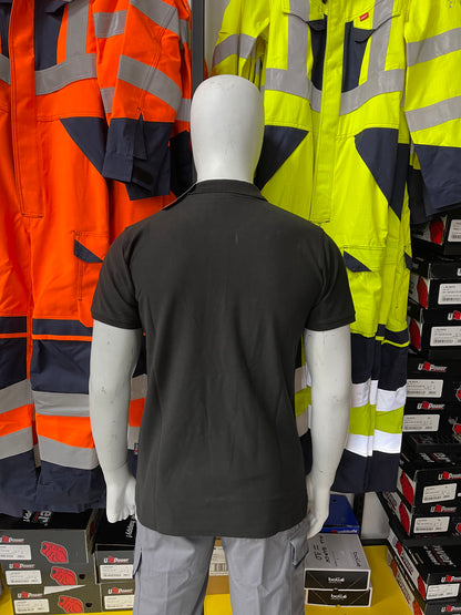 Upower Polo Shirt Tonga Black Carbon