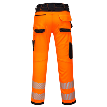 PortWest Hi-Vis Stretch Trousers PW303