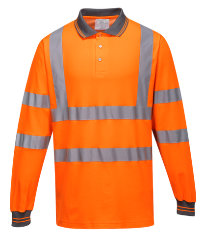 PortWest Cotton Comfort Polo Long Sleeve S271