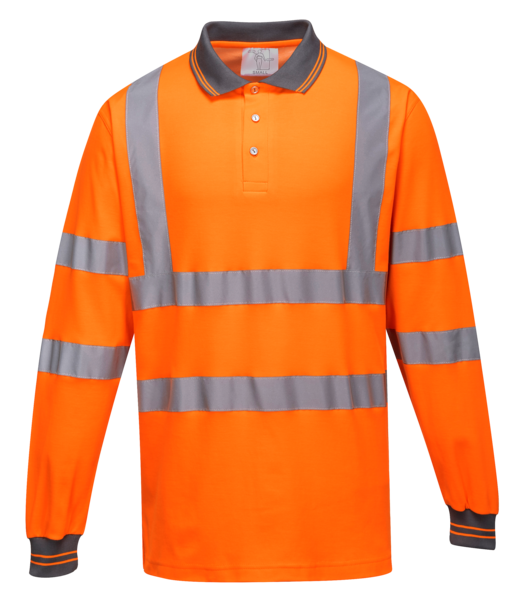 PortWest Cotton Comfort Polo Long Sleeve S271