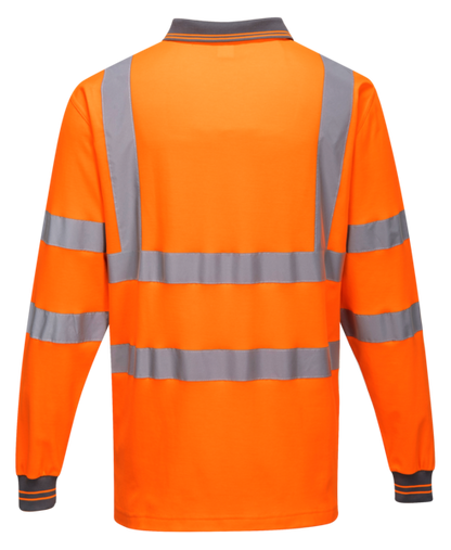 PortWest Cotton Comfort Polo Long Sleeve S271