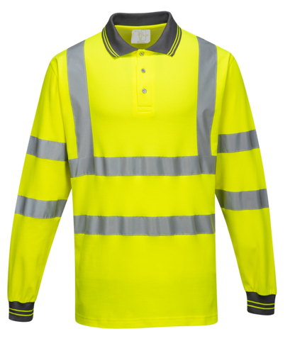 PortWest Cotton Comfort Polo Long Sleeve S271