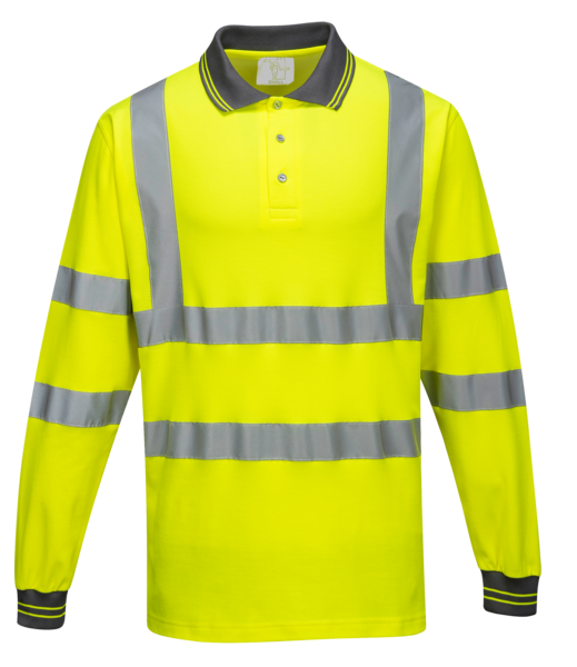 PortWest Cotton Comfort Polo Long Sleeve S271