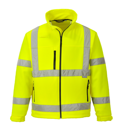 PortWest Hi-Vis Softshell Jacket S424