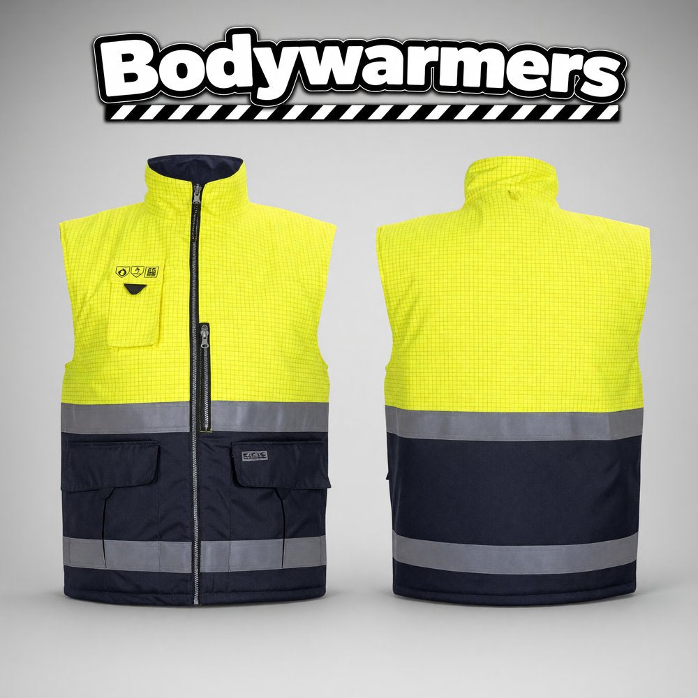 Vlamvertragende Bodywarmers