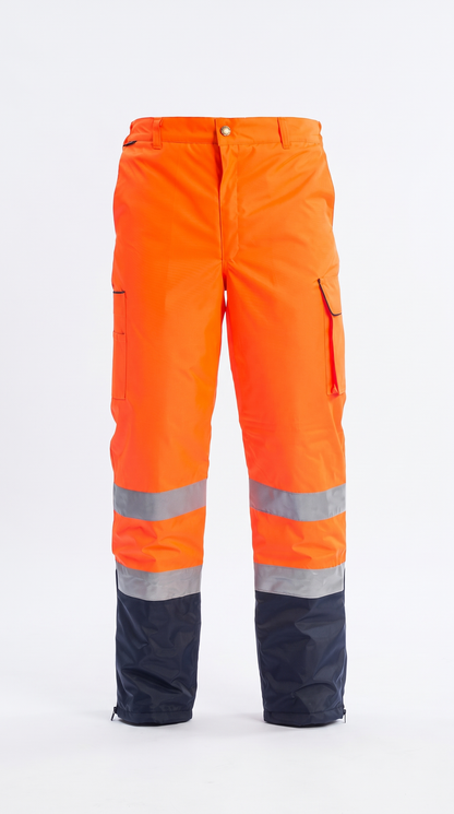 Myform Olympus Hi-Vis Contrast Lined werkbroek - voorkant