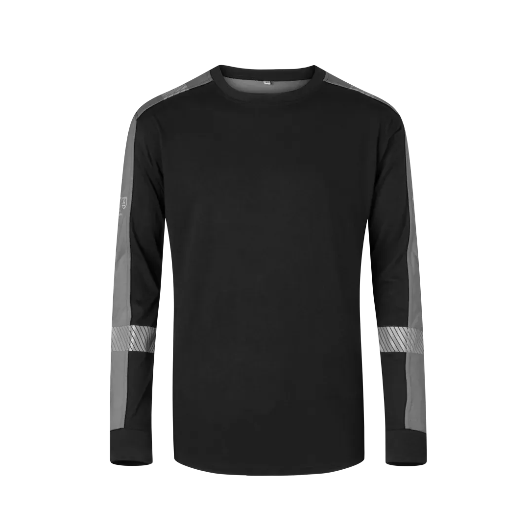 T-shirt Multinorm Japan zwart grijs