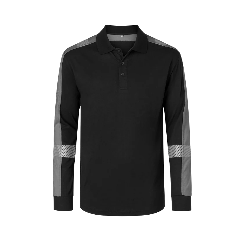 Hydrowear Jordan polo shirt zwart grijs