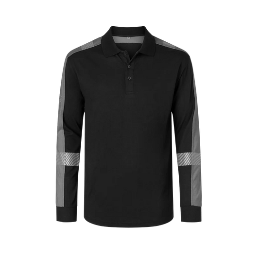 Hydrowear Jordan polo shirt zwart grijs