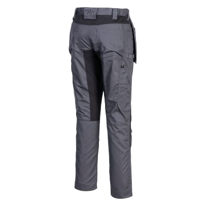 PortWest Stretch Panel Holster Trousers Metal Grey CD883