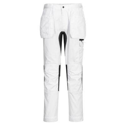 PortWest Stretch Panel Holster Trousers White CD883