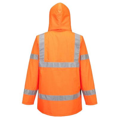 PortWest Bizflame Regen Hi-Vis Vlamvertragende Oranje WerkJas S778 🔥