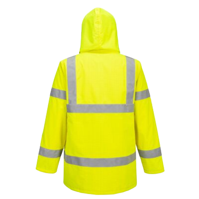 PortWest Bizflame Regen Hi-Vis Vlamvertragende Geel WerkJas S778 🔥