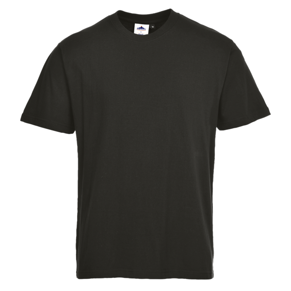 PortWest Turin Premium T-Shirt Black B195