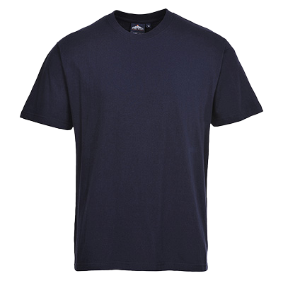 PortWest Turin Premium T-Shirt Navy B195