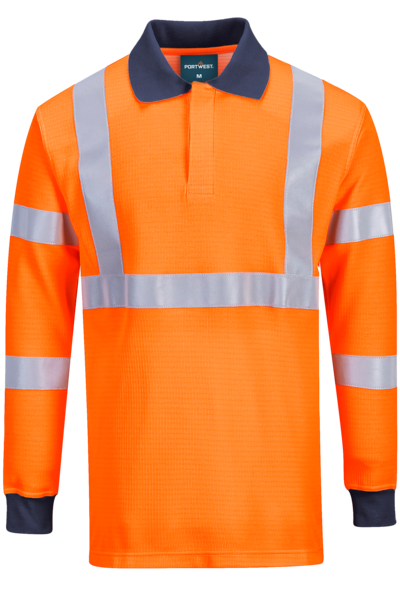 PortWest ModaFlame Hi-Vis Polo Shirt FR76