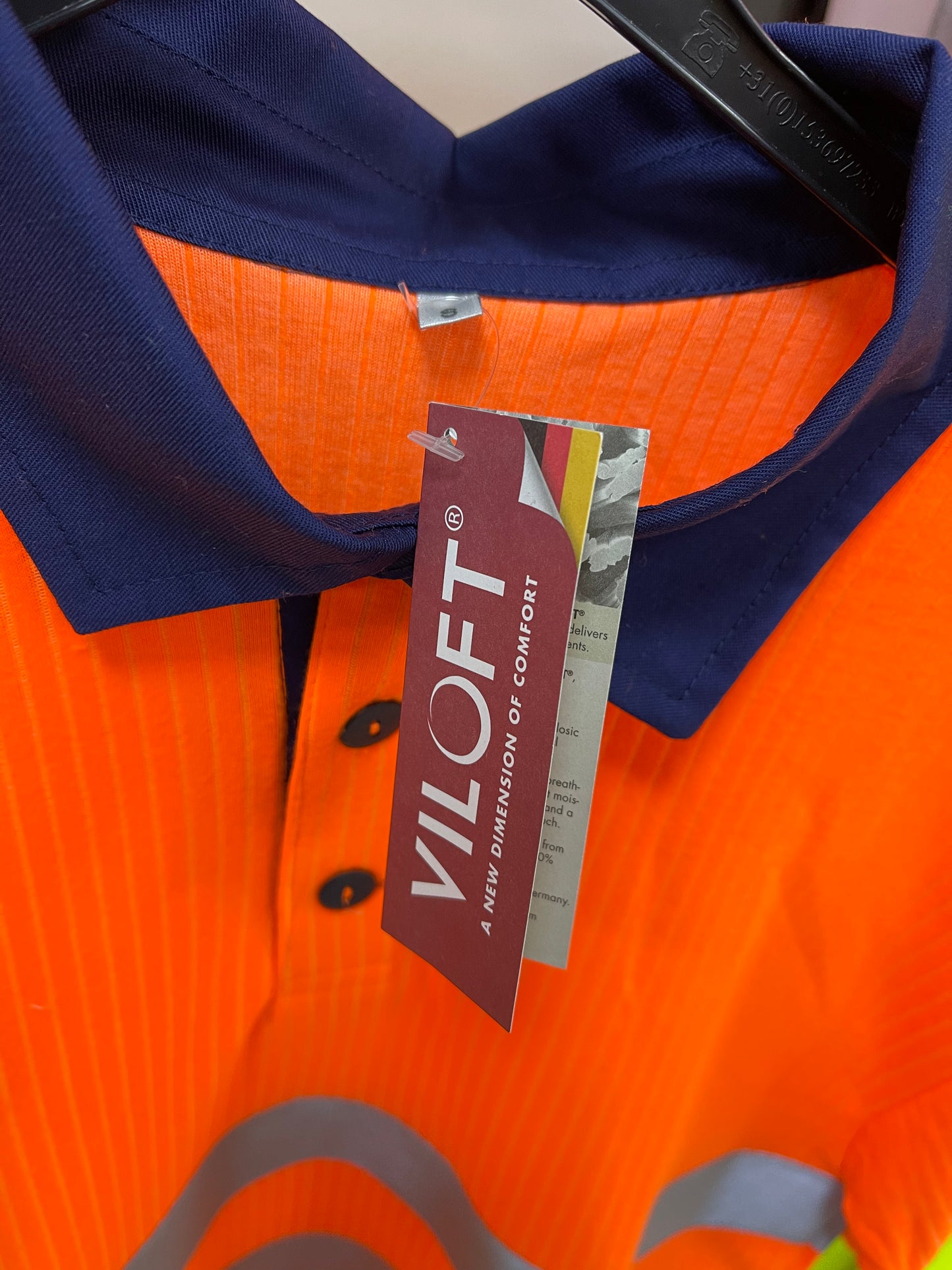 Viloft polo hi-vis oranje