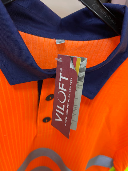 Viloft polo hi-vis oranje