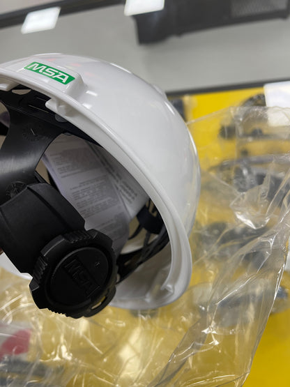 Msa helm v-gard draaiknop wit
