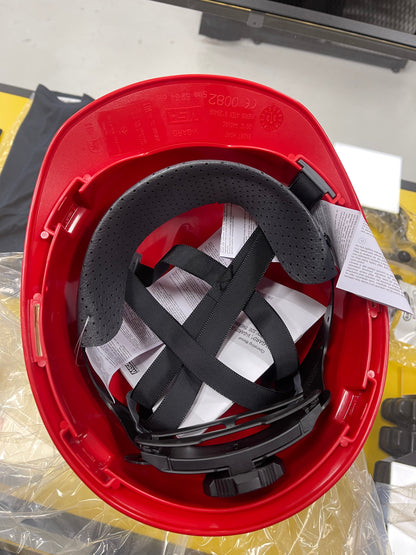 Msa helm v-gard draaiknop rood