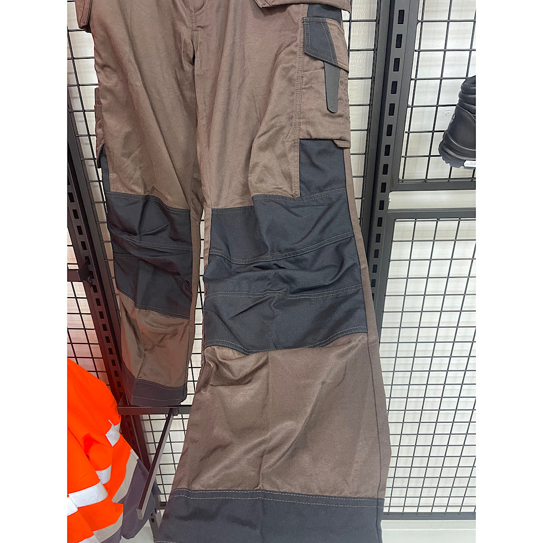Projob werkbroek met toolpockets bruin/zwart