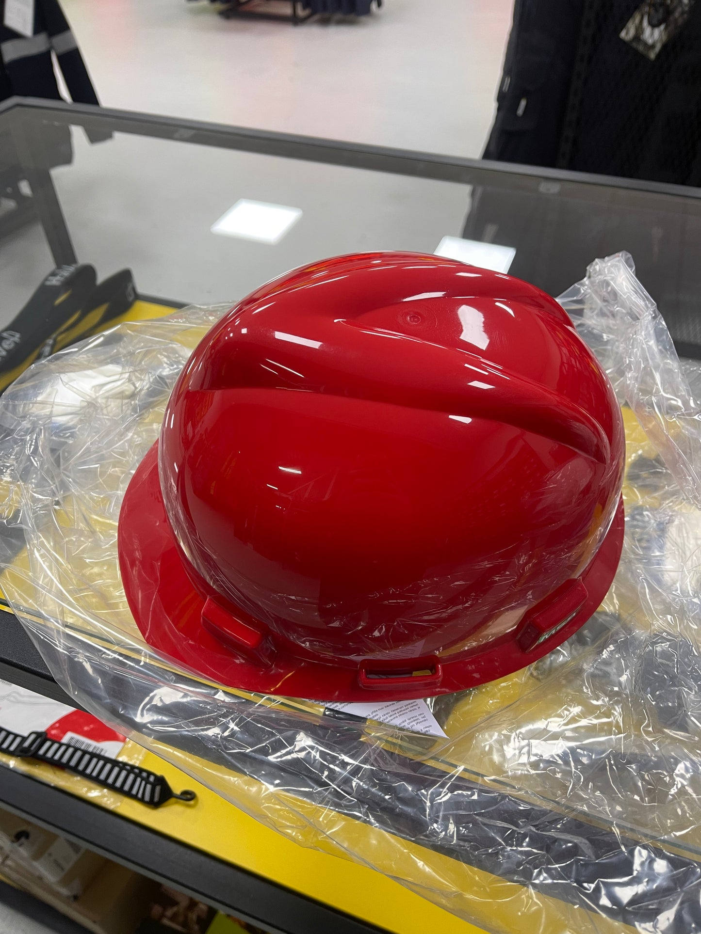 Msa helm v-gard draaiknop rood