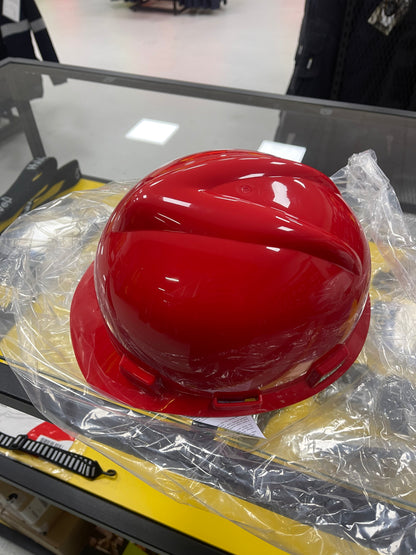 Msa helm v-gard draaiknop rood