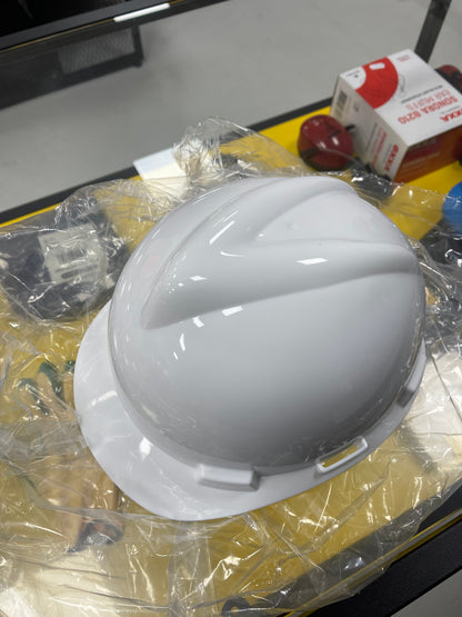 Msa helm v-gard draaiknop wit