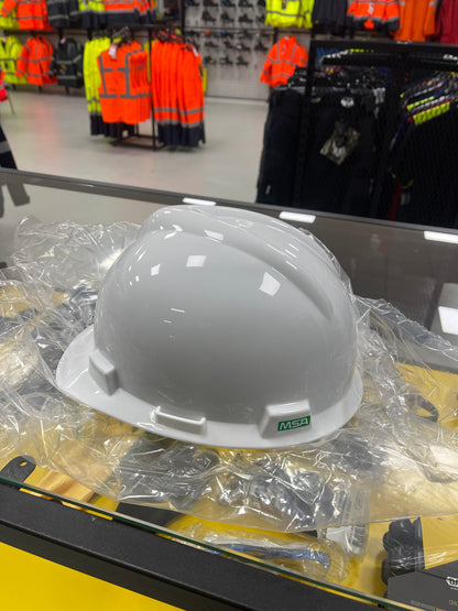 Msa helm v-gard draaiknop wit